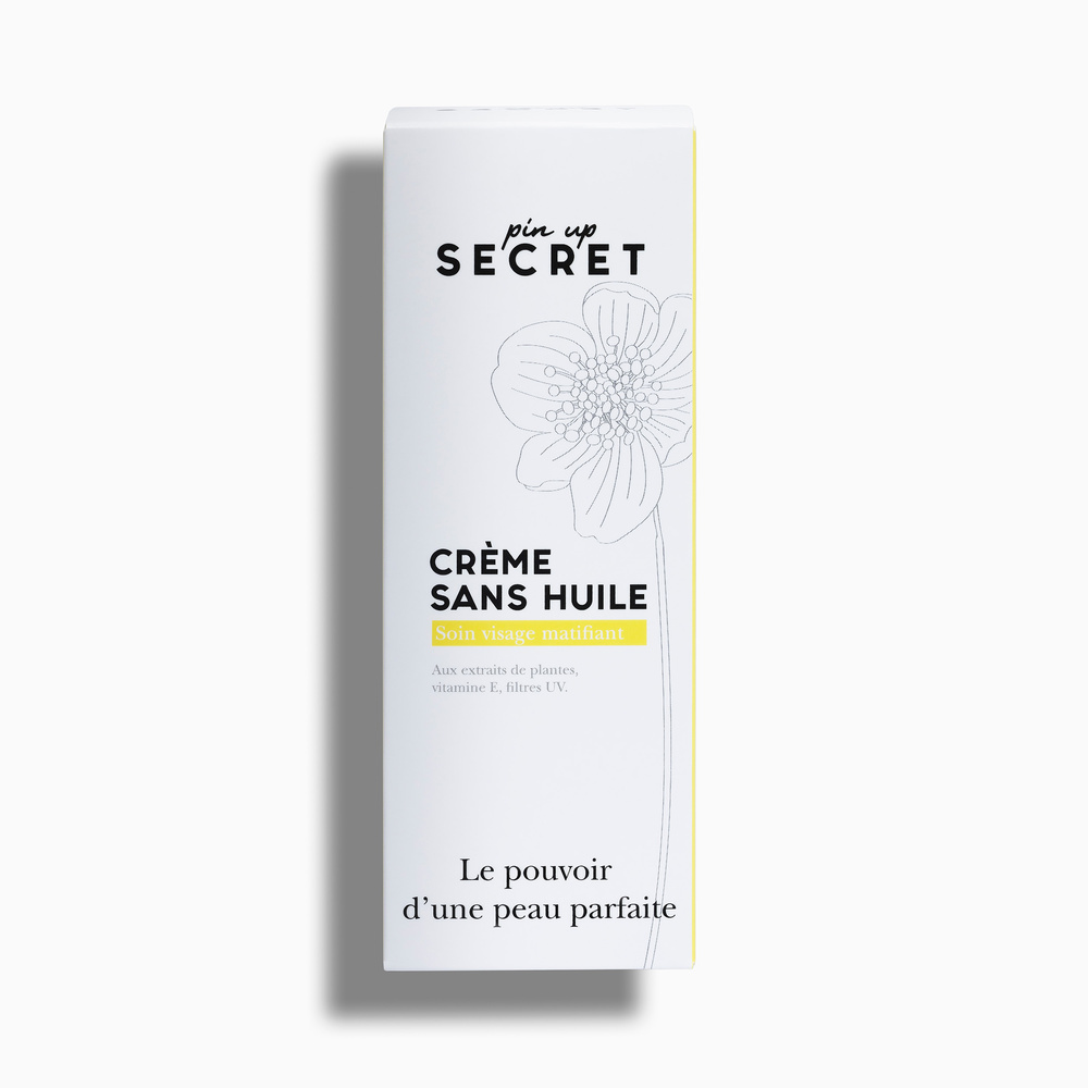 pin up secret Crème sans huile crème matifiante