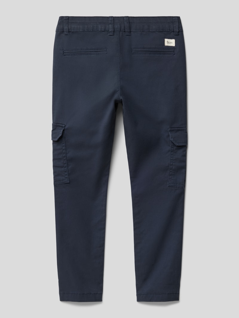 Cargohose mit Eingrifftaschen in marineblau