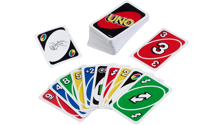 Mattel Games UNO Kartenspiel, Gesellschaftsspiel, Familienspiel, Kinderspiel