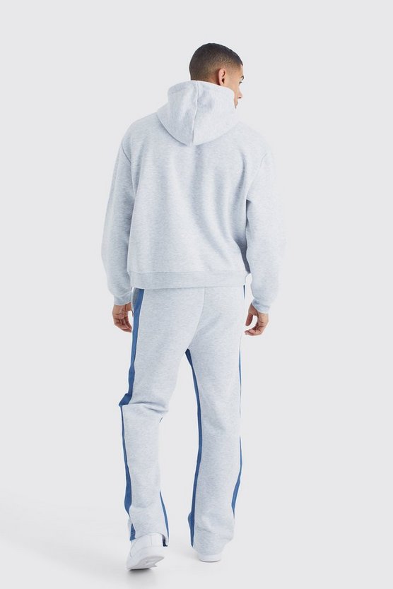 Denim-Trainingsanzug mit Homme-Print