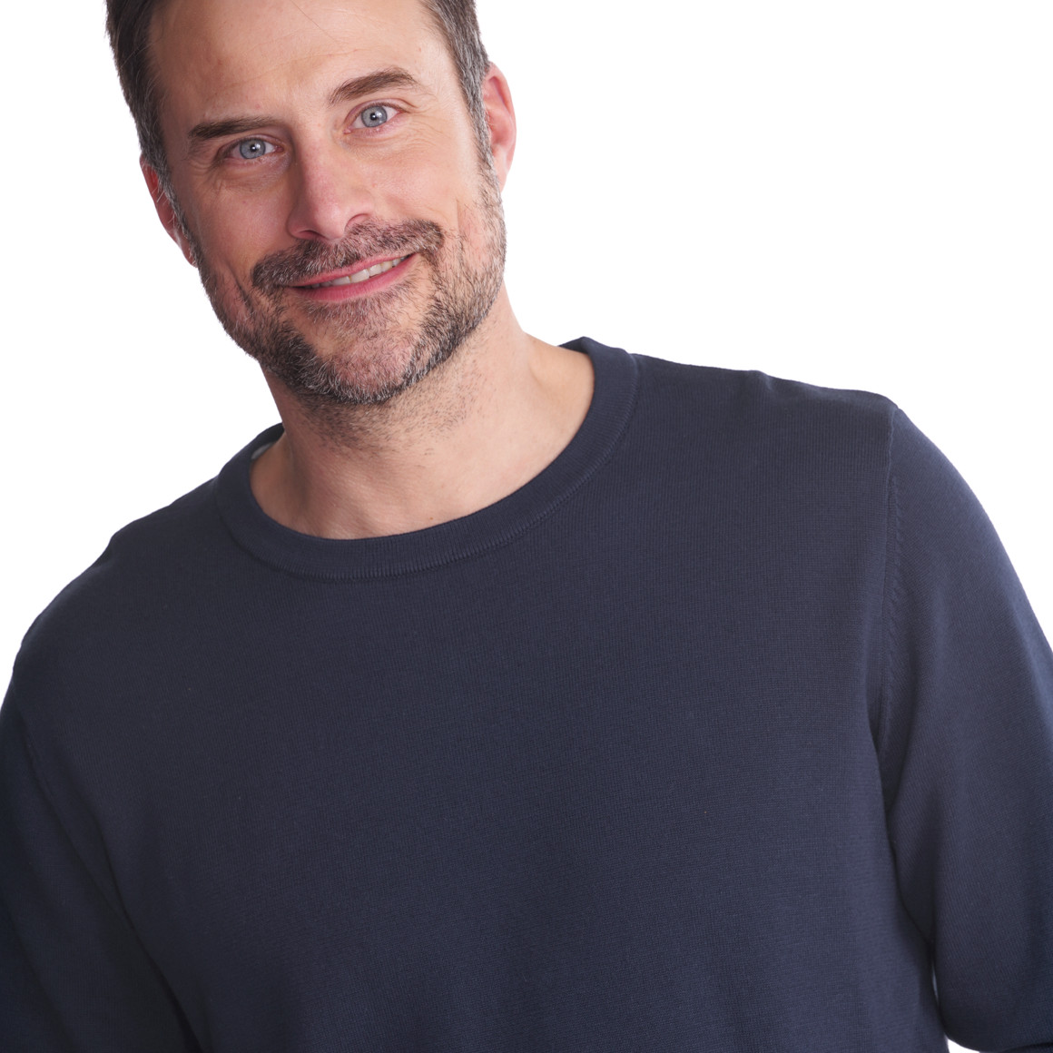 Herren Feinstrickpullover mit Rundhals
