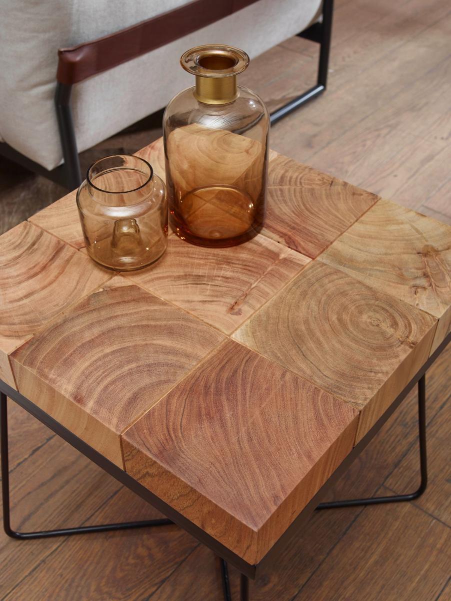 Wohnling Beistelltisch ZARI 45 x 45 x 51 cm