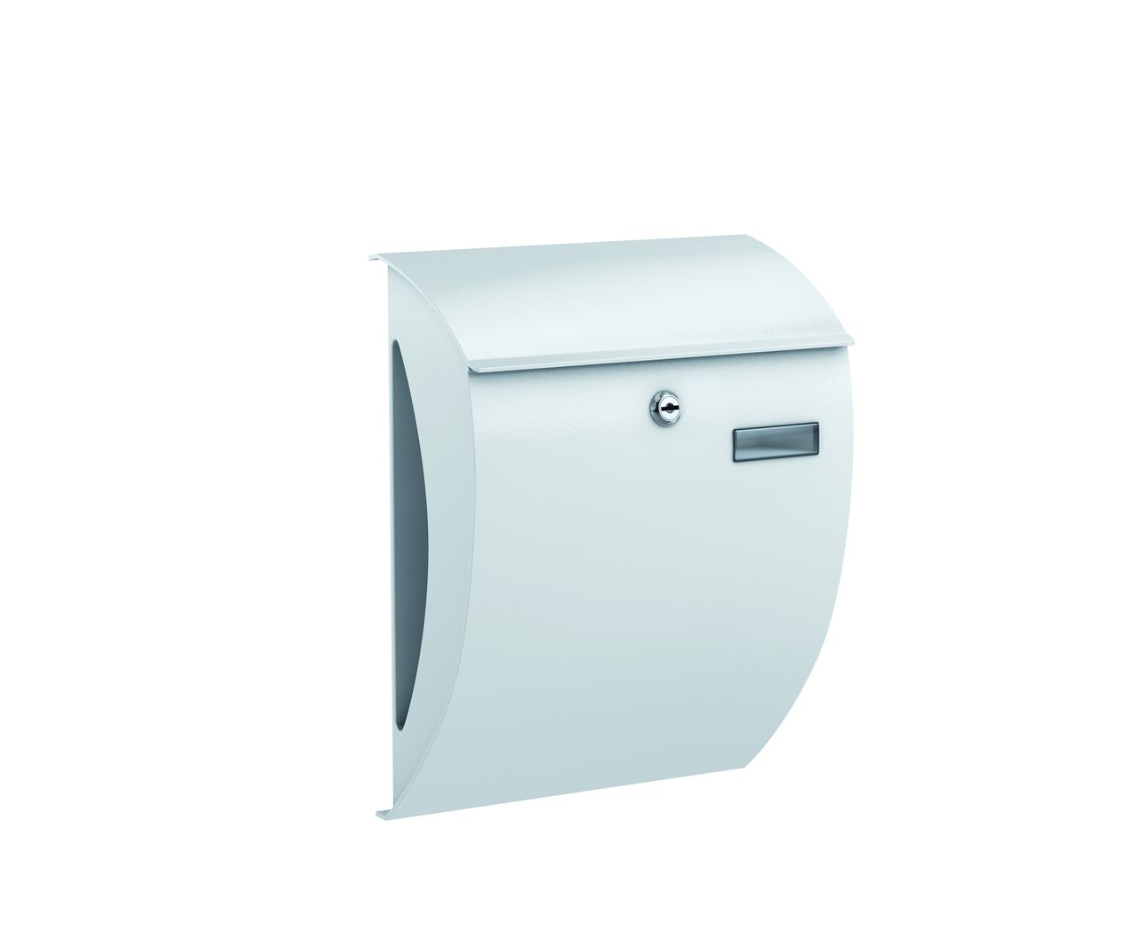 Basi Briefkasten - BK 2000 - Stahl Weiß