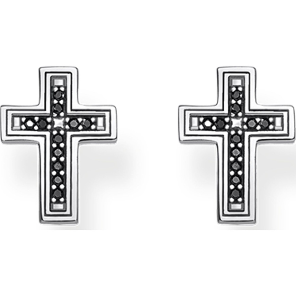 Thomas Sabo Boucles d'oreilles à fermoir à poussette 925 Argent Boucles d'oreilles