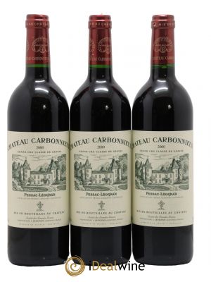 Château Carbonnieux Cru Classé de Graves  2000 - Lot de 3 Bouteilles
