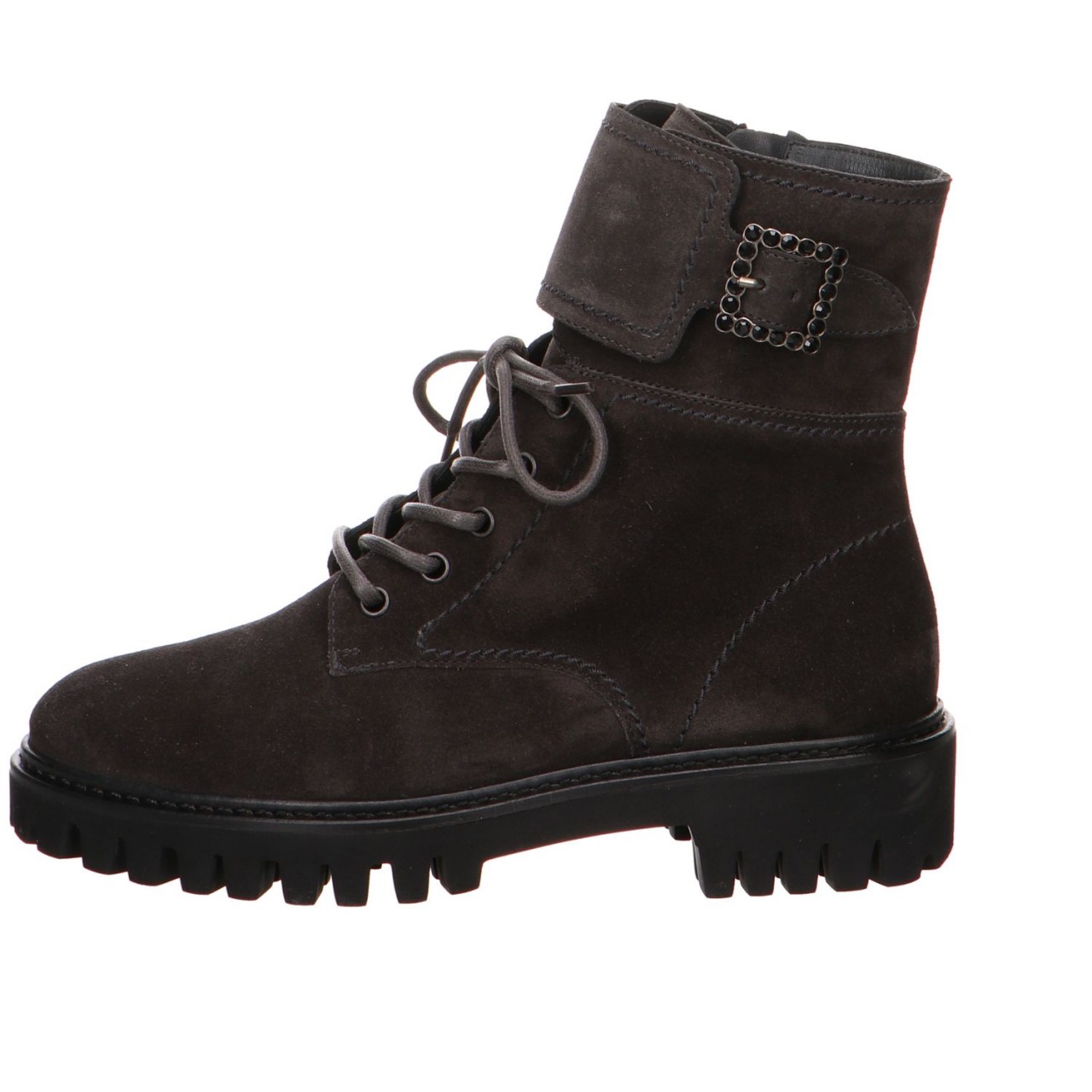 PAUL GREEN Schnür-Stiefeletten grau