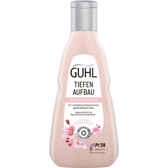 Guhl Shampoo Tiefenaufbau & Reparatur für vielseitig strapaziertes & geschädigtes Haar 250ML