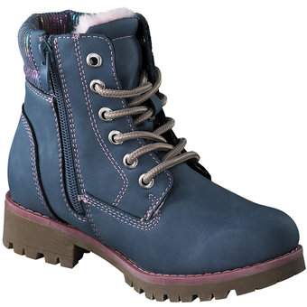 Puccetti Schnür Boots in blau