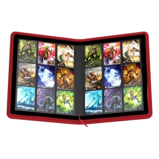 Ultimate Guard Zipfolio 360 - 18-Pocket XenoSkin Rot