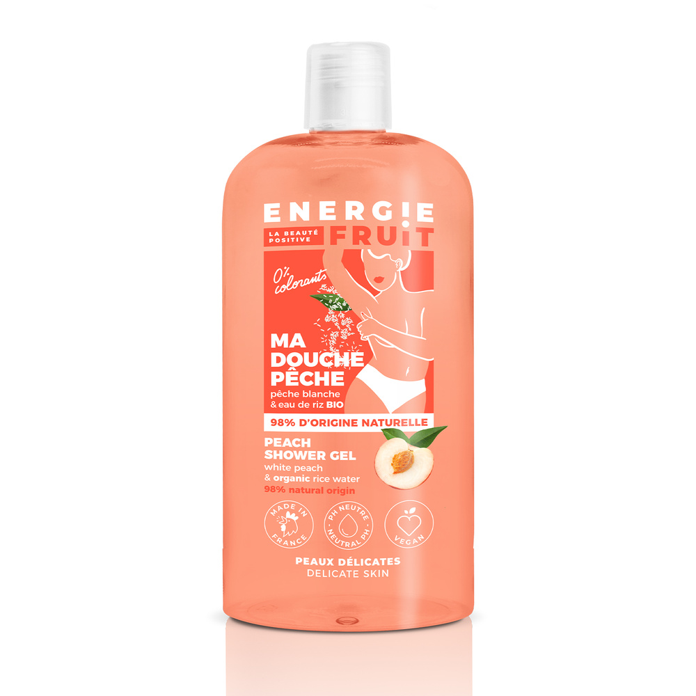 energie fruit MA DOUCHE SOIN | PECHE BLANCHE & EAU DERIZ Gel douche pH neutre