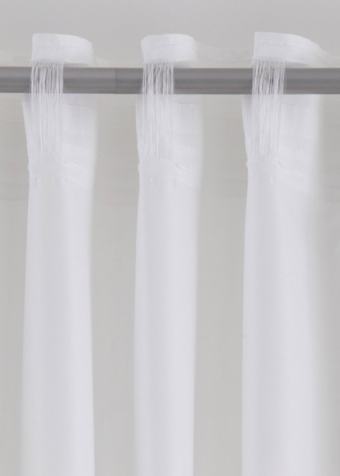 Microfaser Vorhang mit Blumenmuster (1er Pack)