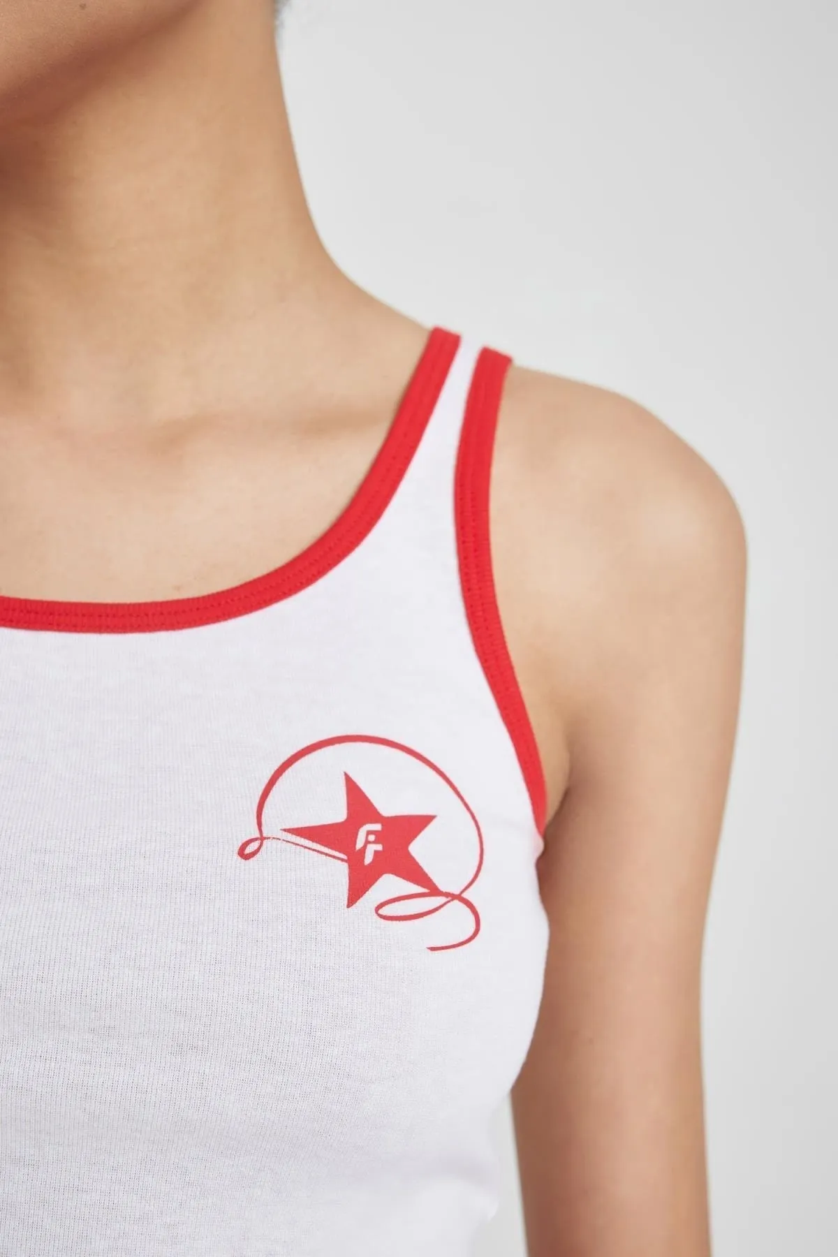 DeFacto  Fit Crop Bedrucktes Rundhals-Ripp-Shirt Athlete Cotton Athlete A6899ax23sm