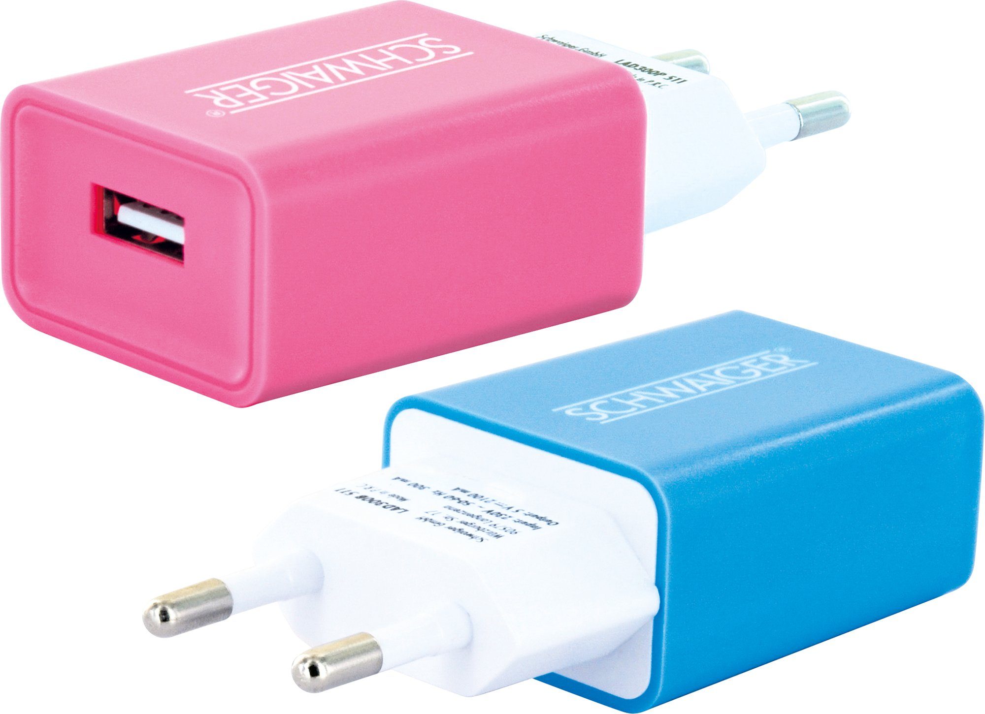 Schwaiger LAD300B 511 KFZ-Adapter Eurostecker zu USB 2.0 A Buchse, integriertes Multi-Schutz Sicherheitssystem