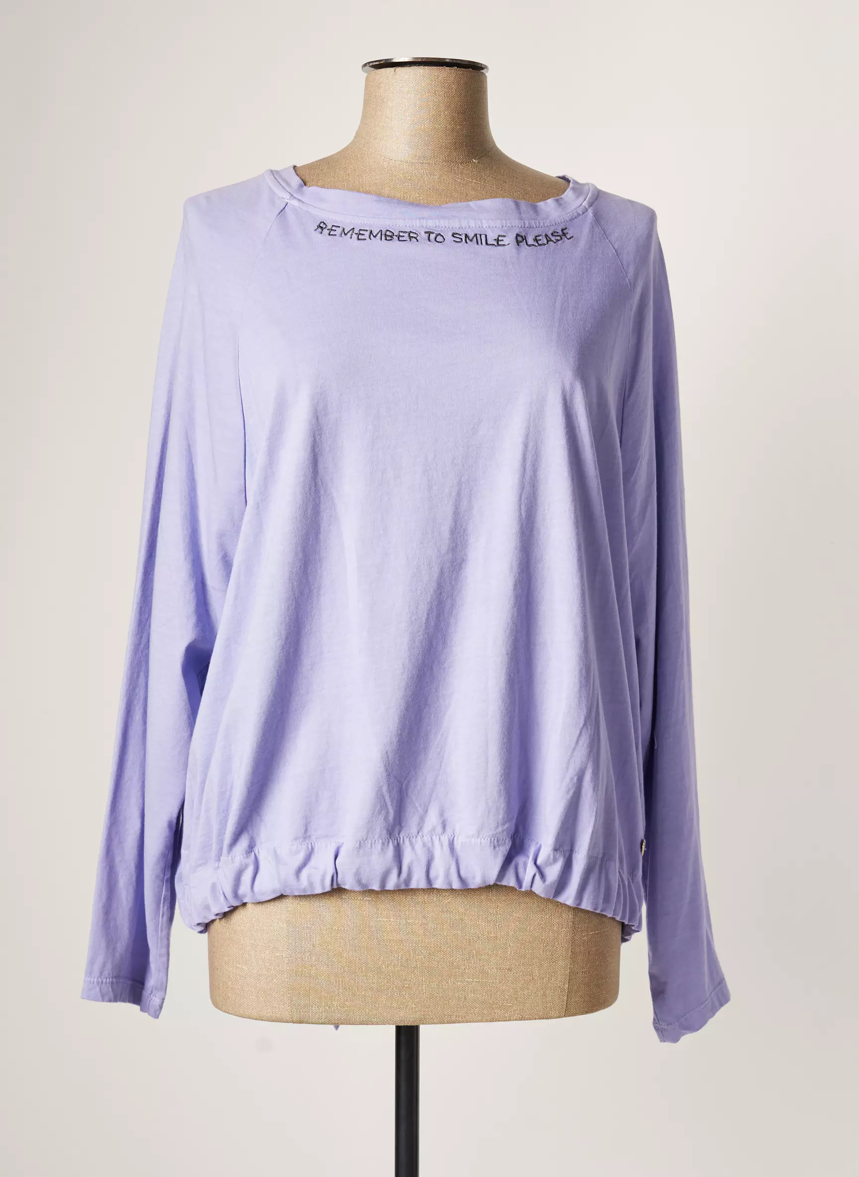 Please Tshirts Femme couleur violet