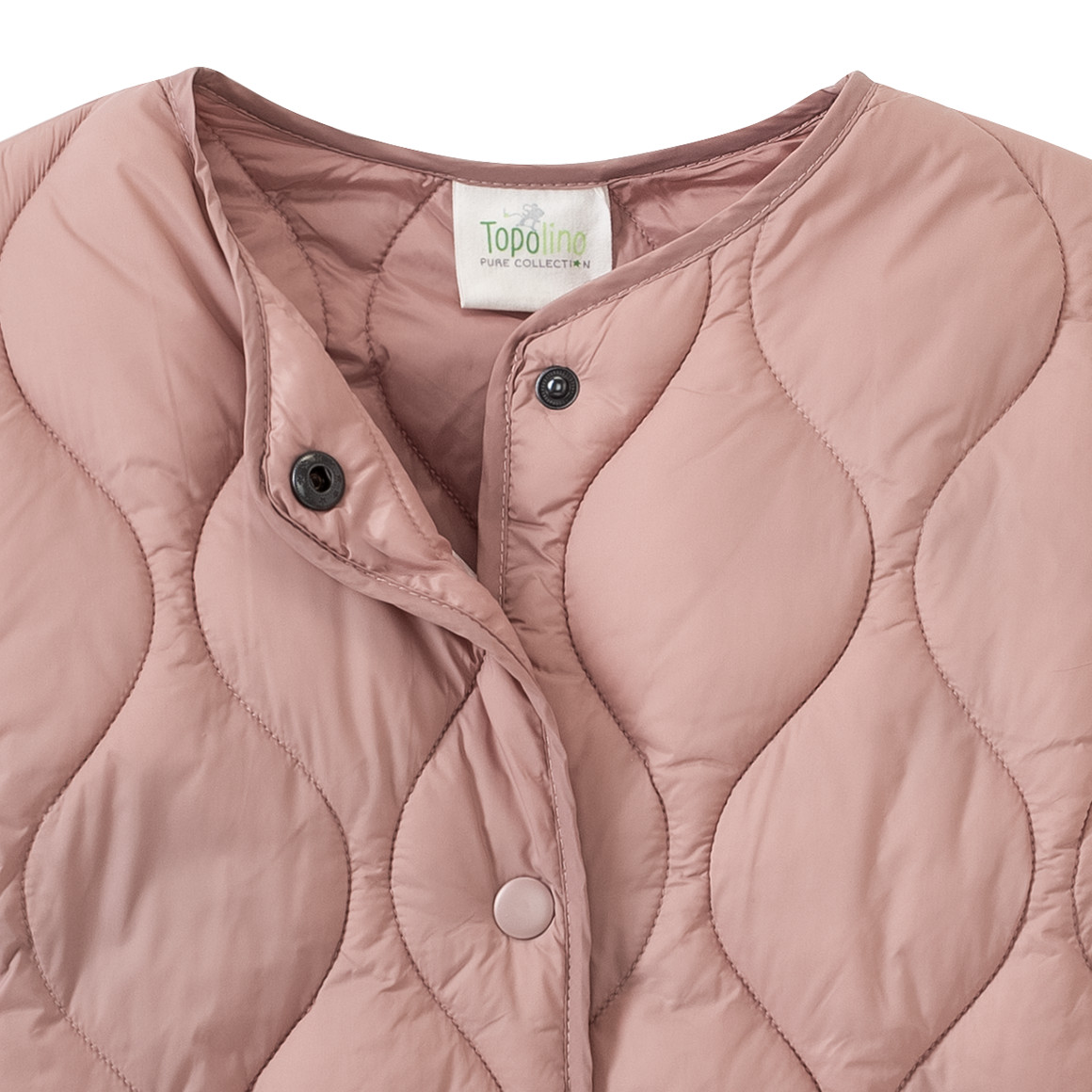 Mädchen Steppjacke mit Druckknopfleiste