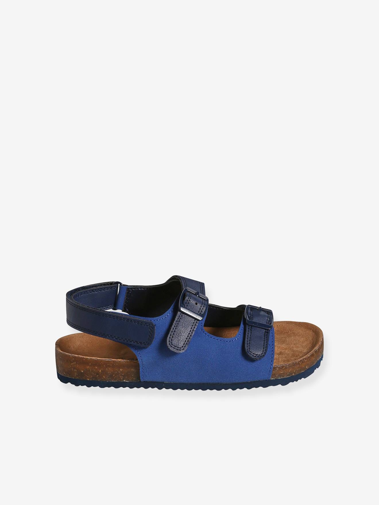 Vertbaudet Kinder Sandalen mit verstellbaren Riemen - set blau