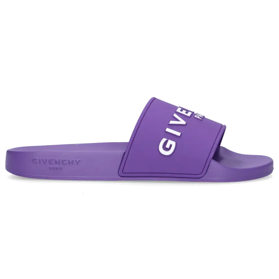 Givenchy - Badeschuhe PARIS Kautschuk - lila