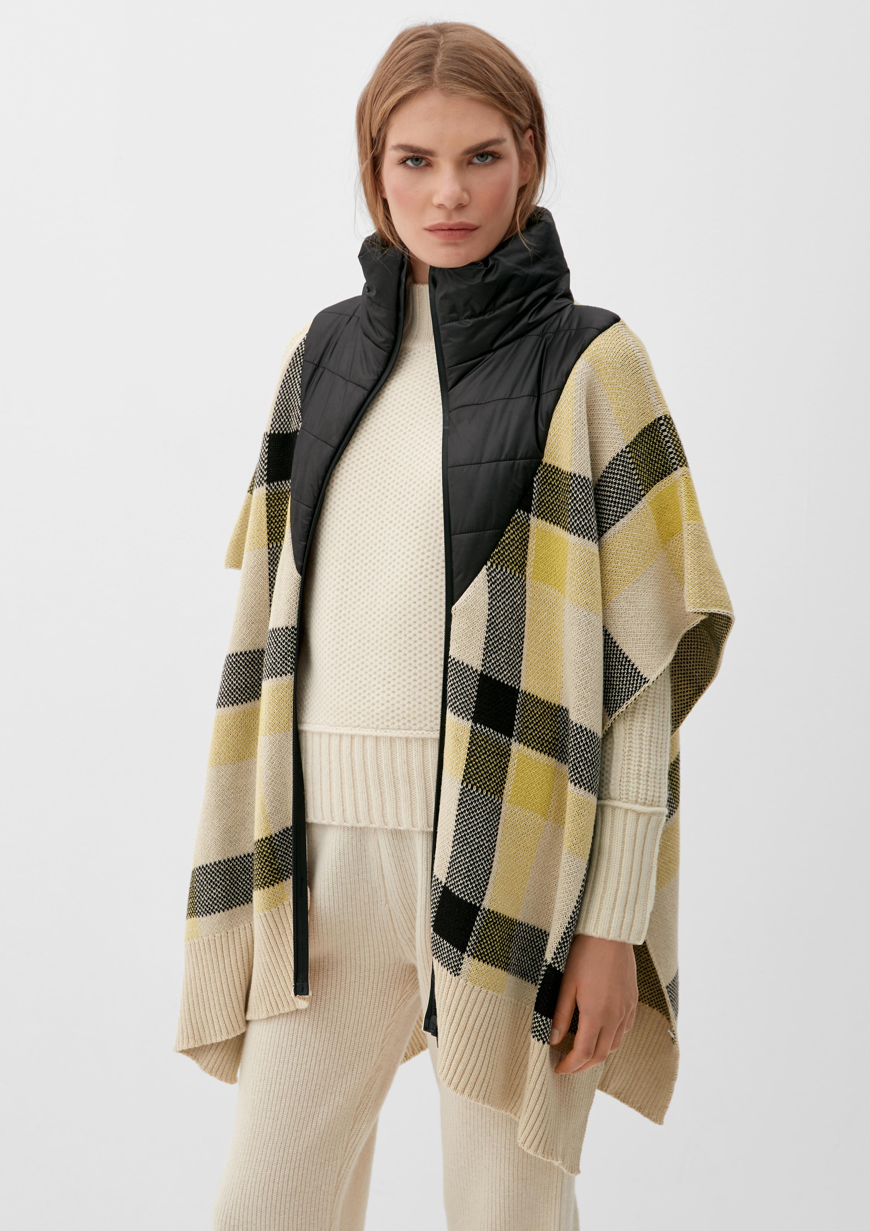 Poncho im Fabricmix  2121064-81N4