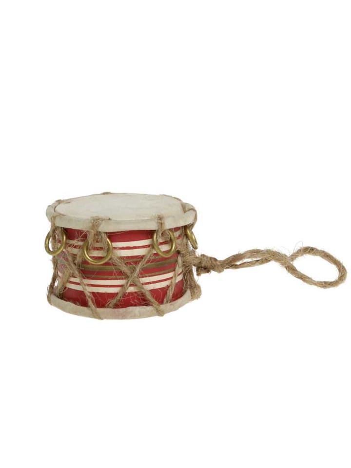 Chic Antique VINTAGE TROMMEL mit Leder Handgemacht 6x4 cm günstig kaufen onesize