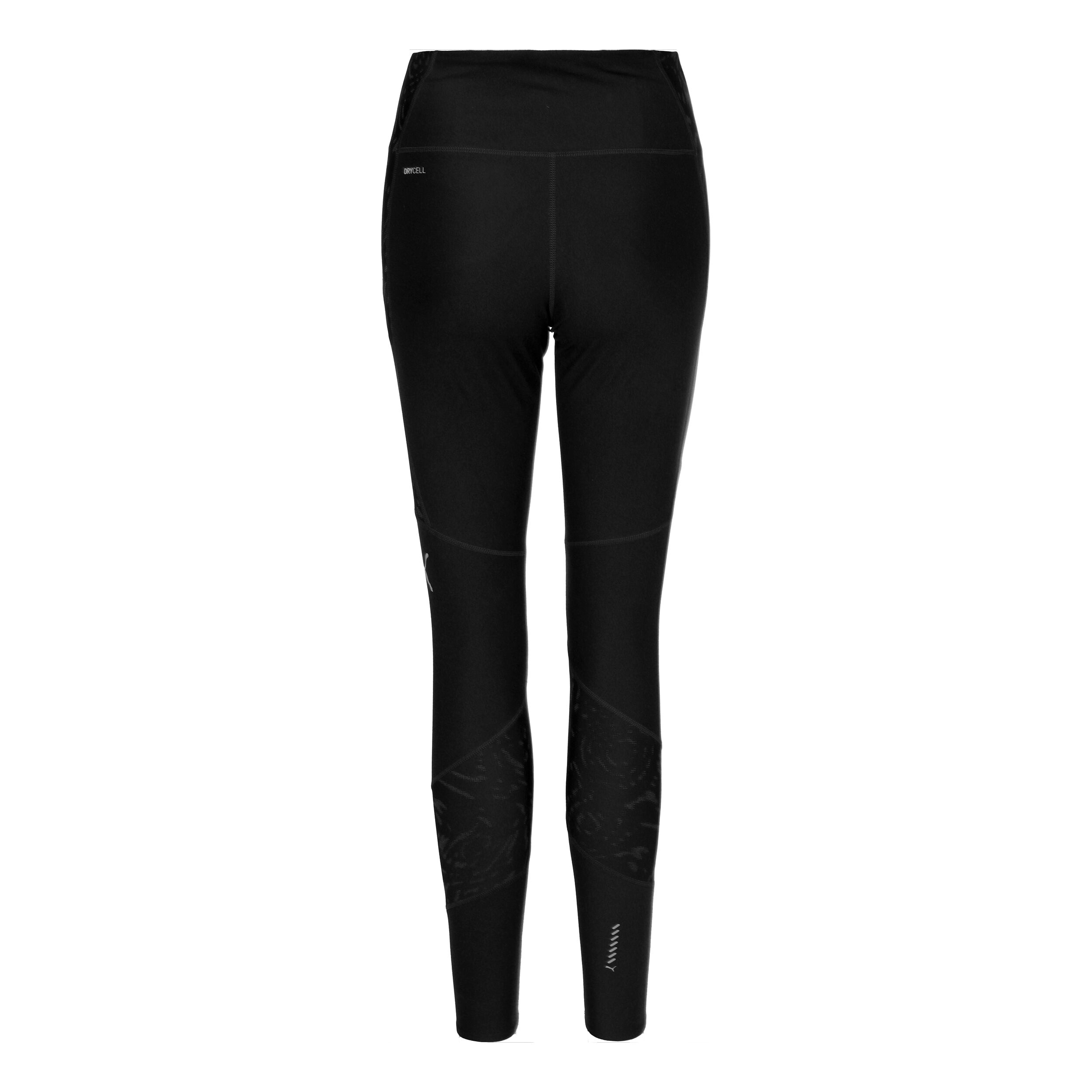 Run All Over Print Brushed Ultraform Highwaist FL Tight Damen - Schwarz