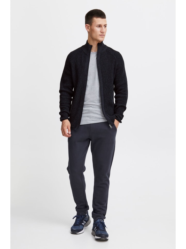 !SOLID Strickjacke SDKotcha 21301070-ME  Melierte Strickjacke mit Rollkanten in Schwarz günstig kaufen