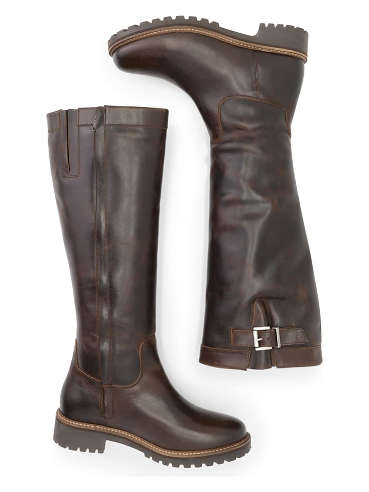TRAVELIN' Leder-Stiefel 