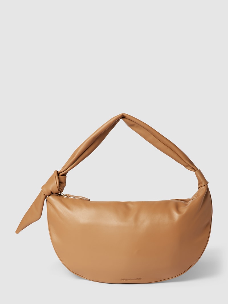 Hobo Bag aus Leder Modell 'JULIETTE' in camel