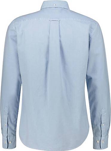 GANT Herren Hemd aus Baumwolle BRUSHED OXFORD SHIRT Regular Fit Langarm