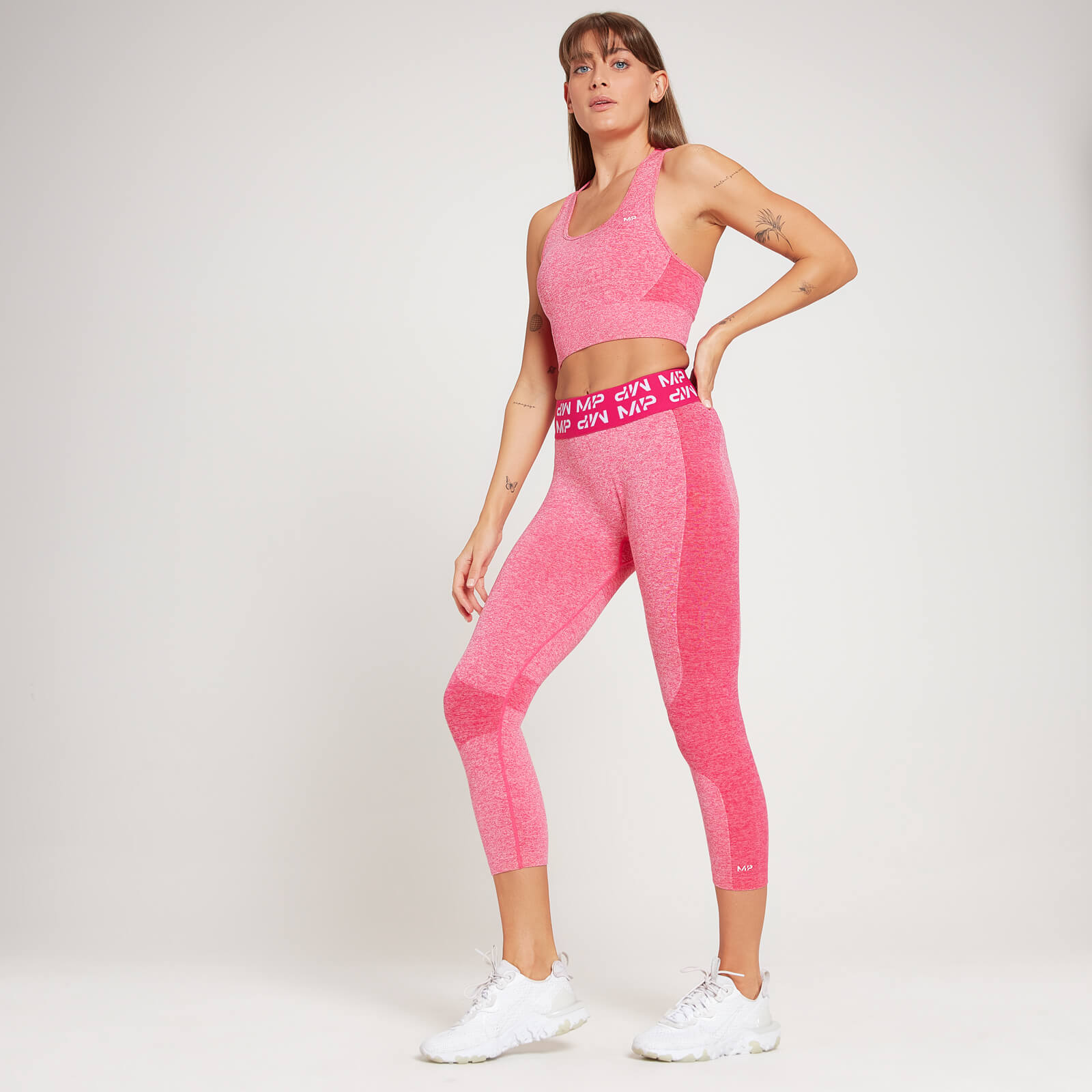 Legging ¾ MP Curve pour femmes – Magenta