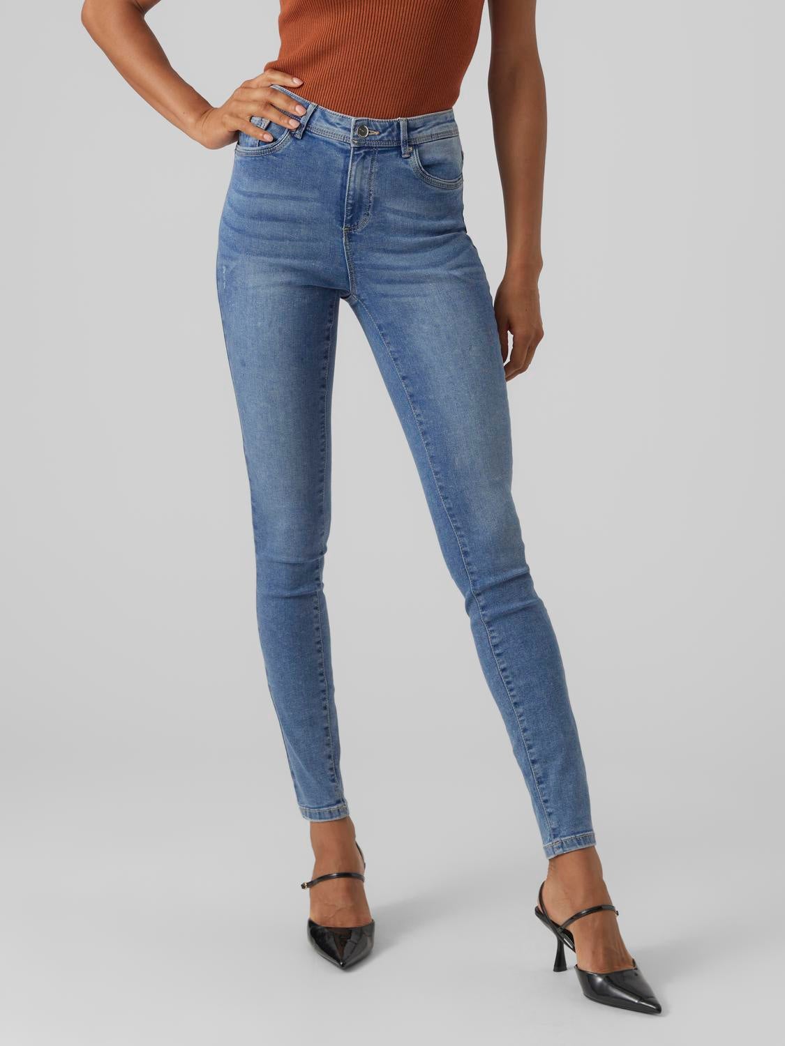 VMTANYA Mid Rise Skinny Fit Jeans