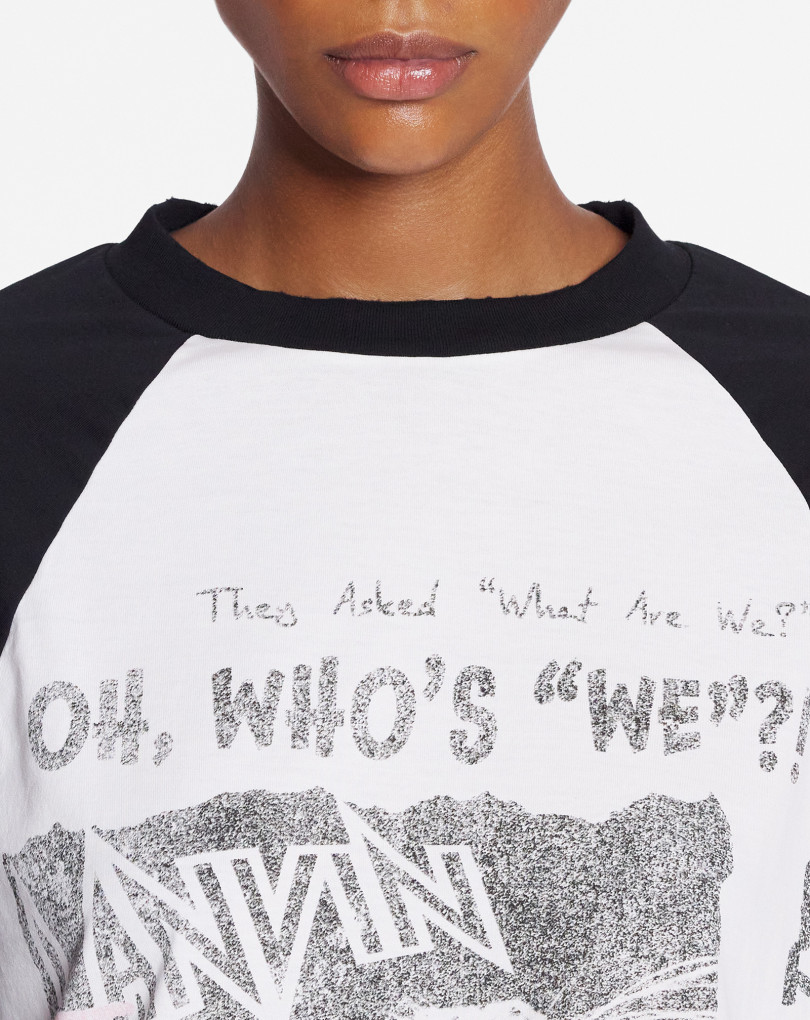 T-SHIRT À MANCHES LONGUES IMPRIMÉ LANVIN X FUTURE
