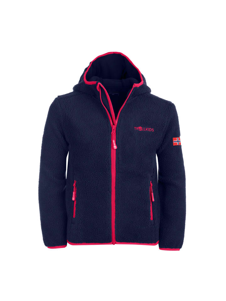 Trollkids Fleecejacke Mandal in navy/pink günstig kaufen