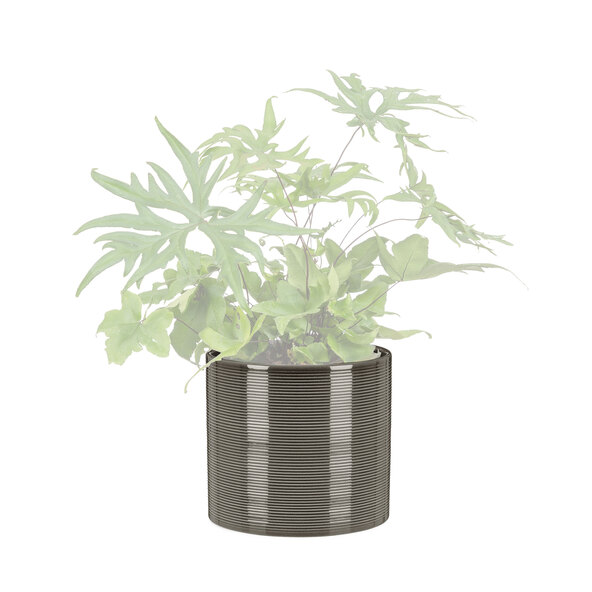 Keramik-Blumentopf 3er Set Ø 16 cm, Glass Grey