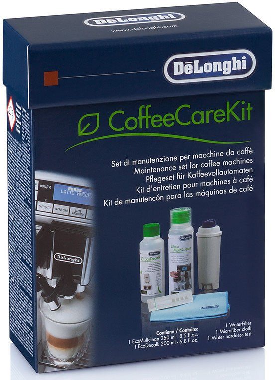 De'Longhi Coffee Care Kit DLSC306 Pflegeset (Set, [5-St. für Kaffeevollautomaten)