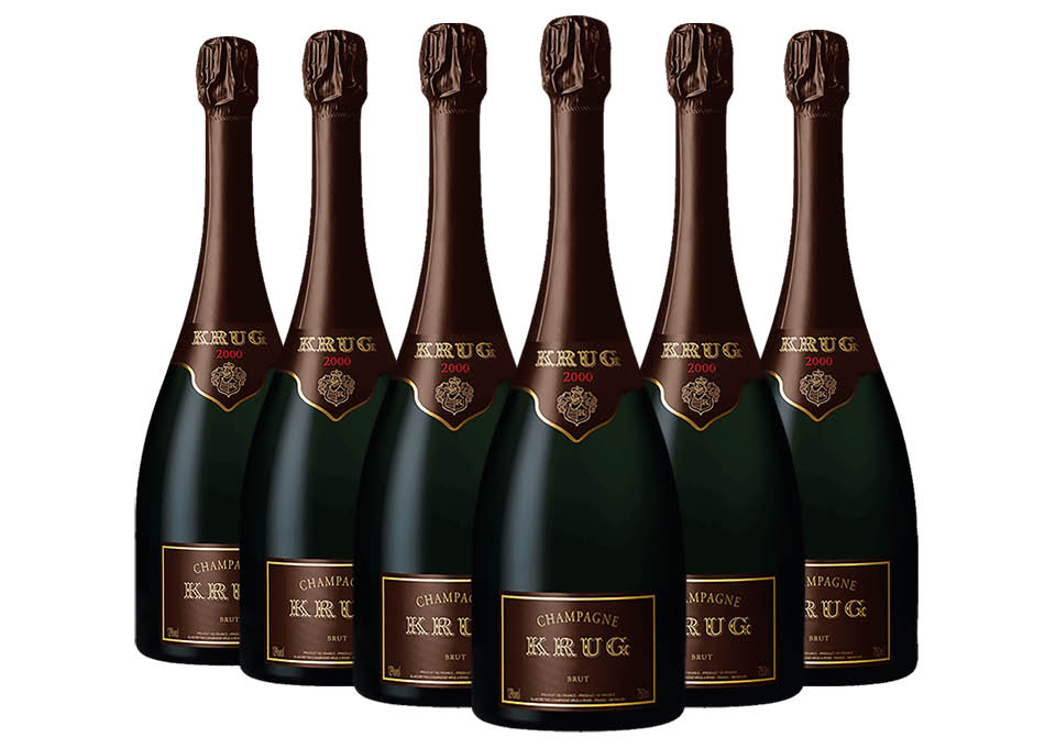 Champagne Brut AOC Vintage 2004 Krug 6 bouteilles de 0,75 ℓ