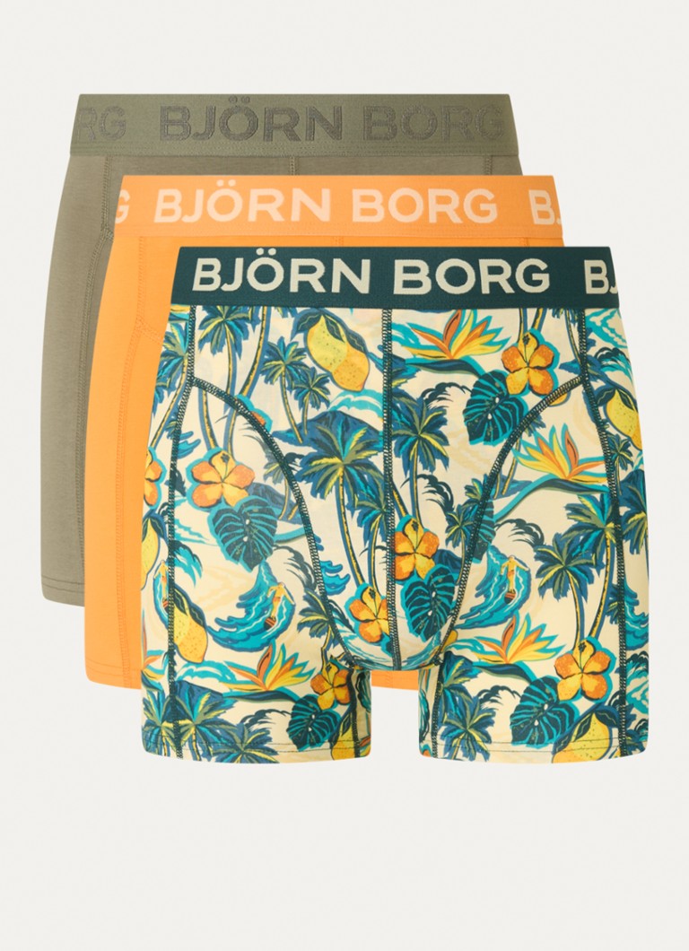 Björn Borg boxeralsó logós szalaggal, 3 darabos csomagban