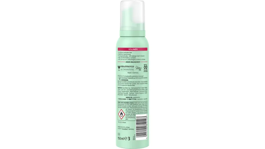 TAFT Schaumfestiger Volumen dünner werdendes Haar 150ml Haltegrad 5 - sehr starker Halt 150 ml