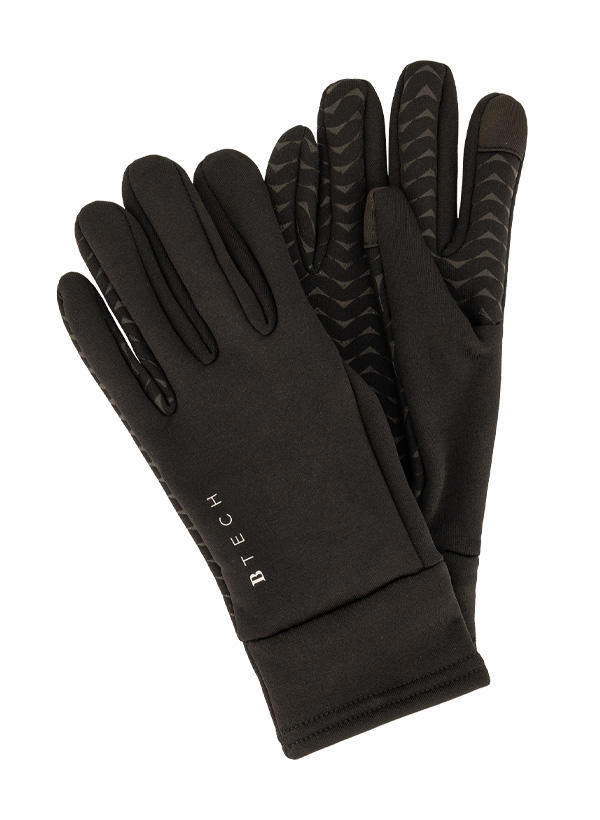 BOGGI MILANO, Handschuhe, Textil-Fleece, schwarz