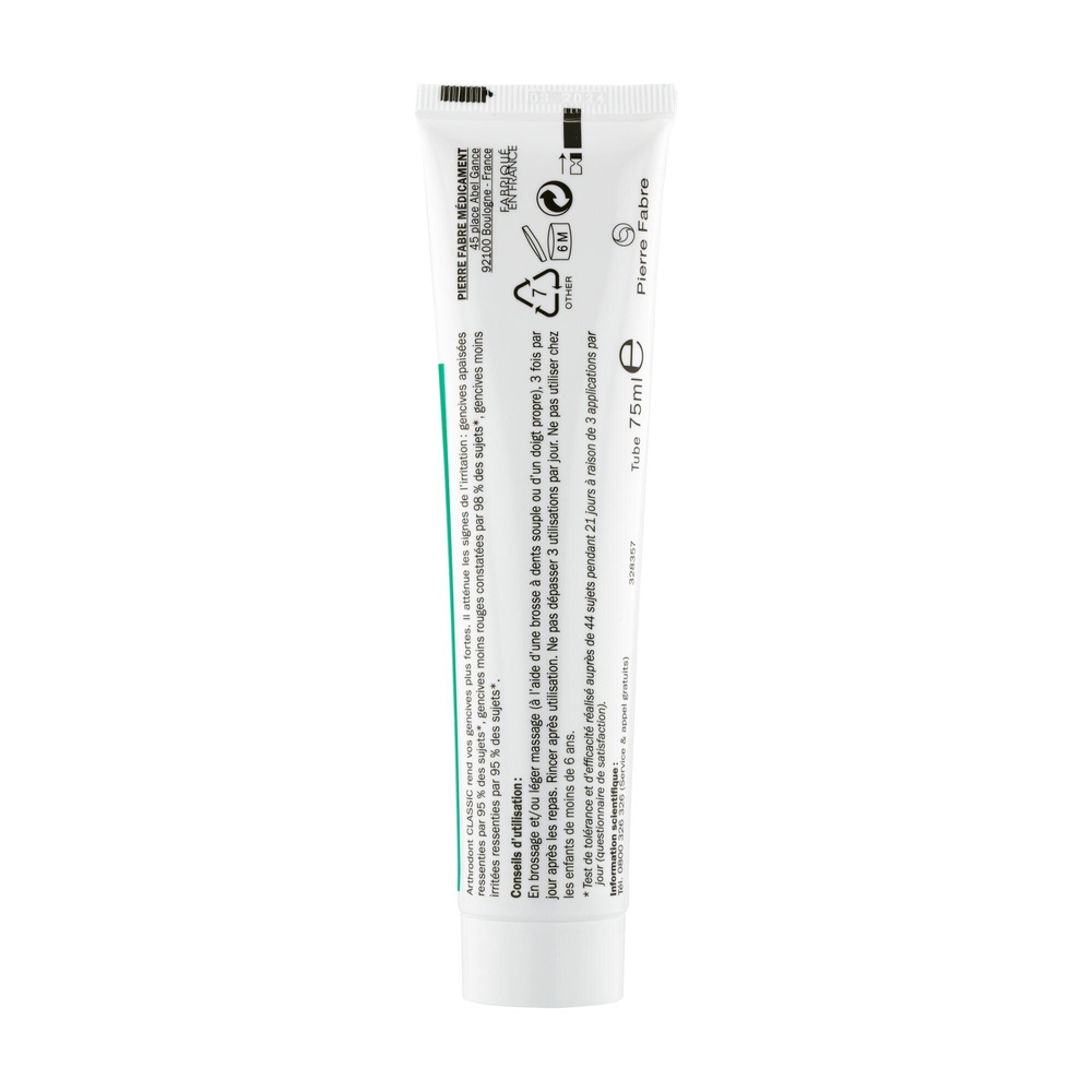 Oral Care PIERRE FABRE ORAL CARE Arthrodont Classic - Pâte dentifrice gingivale 75ml Dentifrice