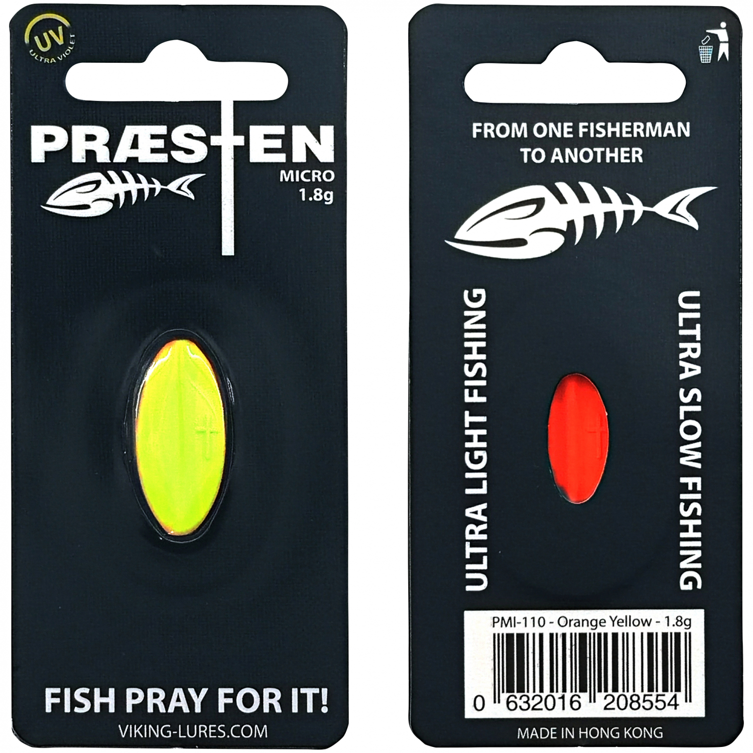 OGP Inlineköder Præsten Micro (Orange Yellow)