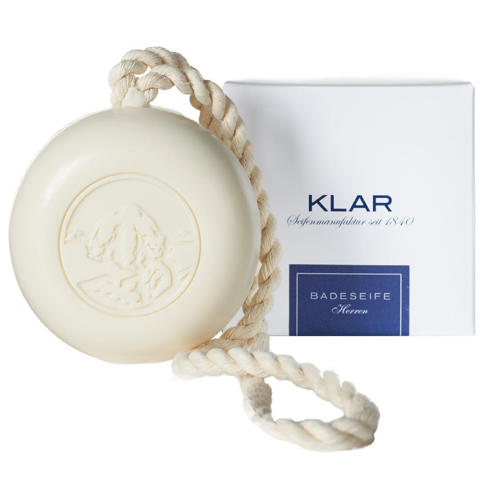 Klar's Herrenbadeseife an der Kordel 250 g