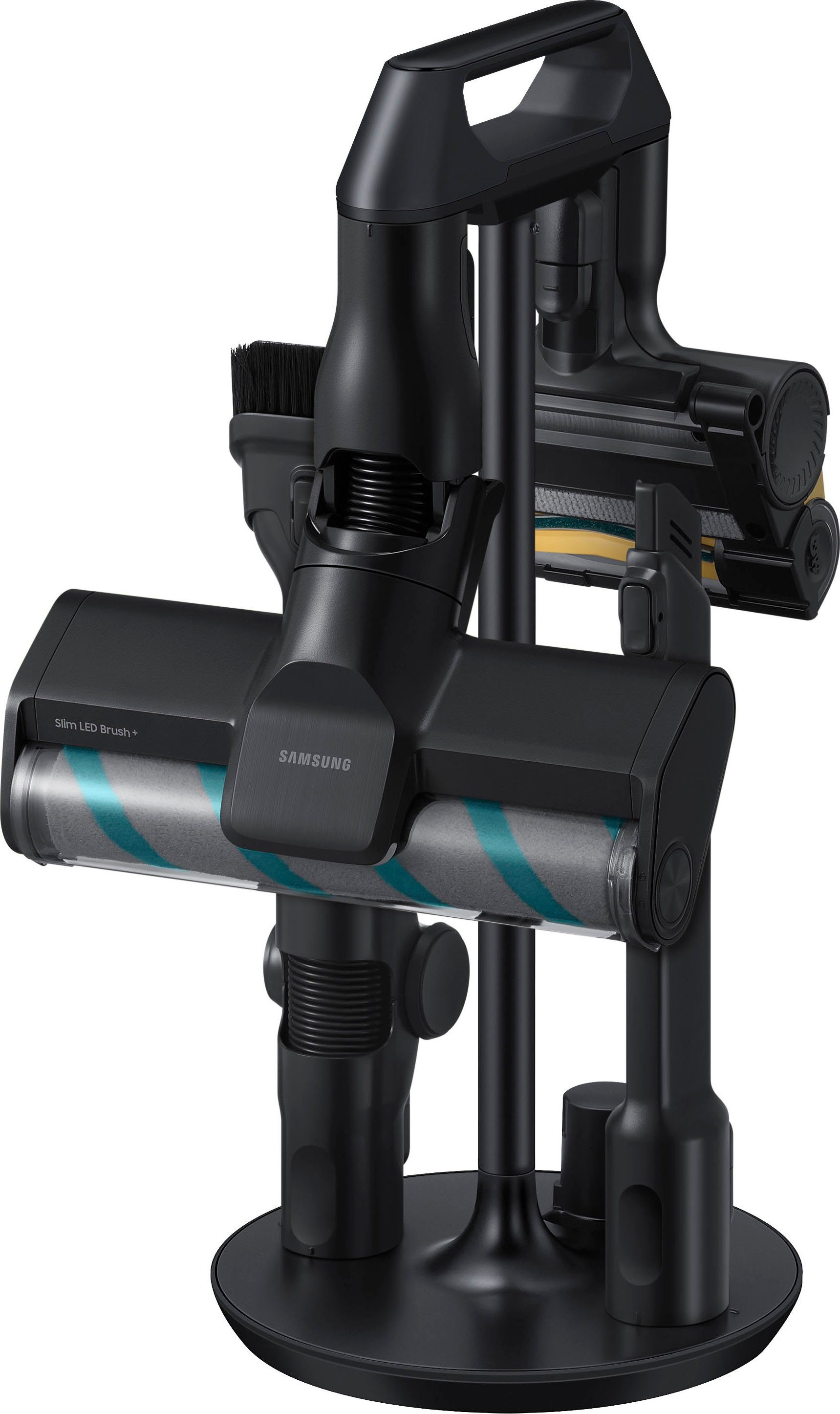 Samsung Akku-Handstaubsauger BESPOKE Jet AI Akku+ CompleteClean VS28C97B4QK/WD, 730 W, beutellos, automatische Entleerung mit selbstschließender Öffnung