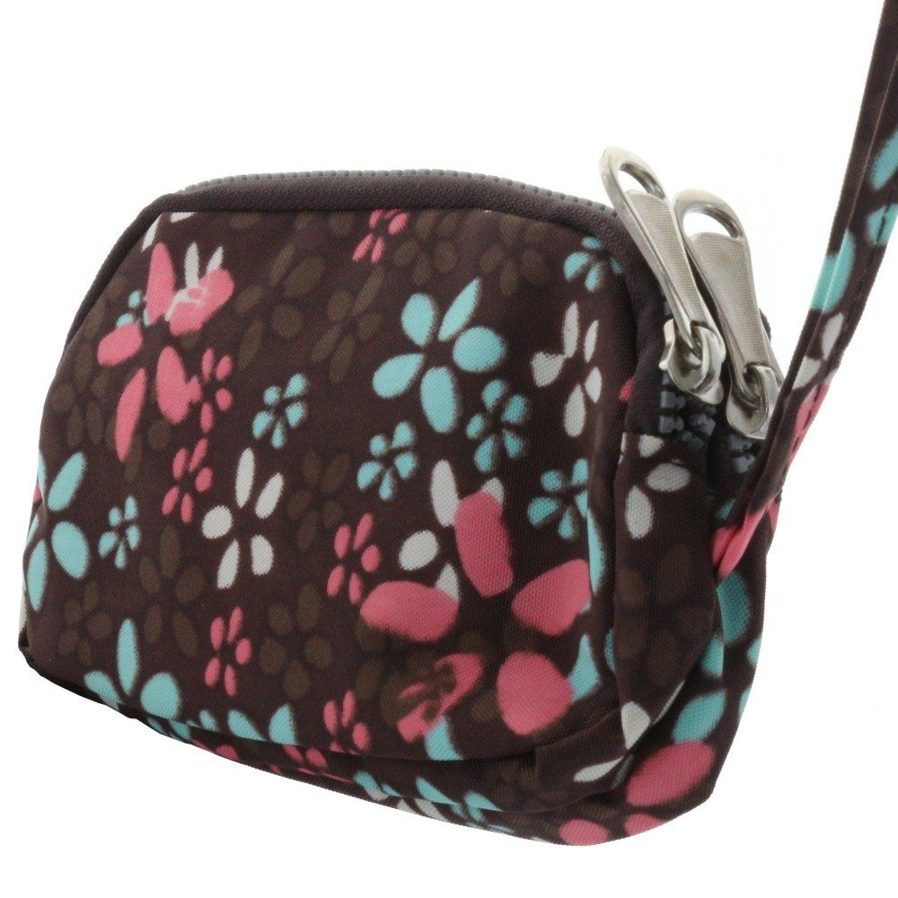 XiRRiX Kosmetiktasche Kleine Schminktasche Make Up Tasche Utensilienbag (mit Handschlaufe), mit zwei Reißverschluss Fächern