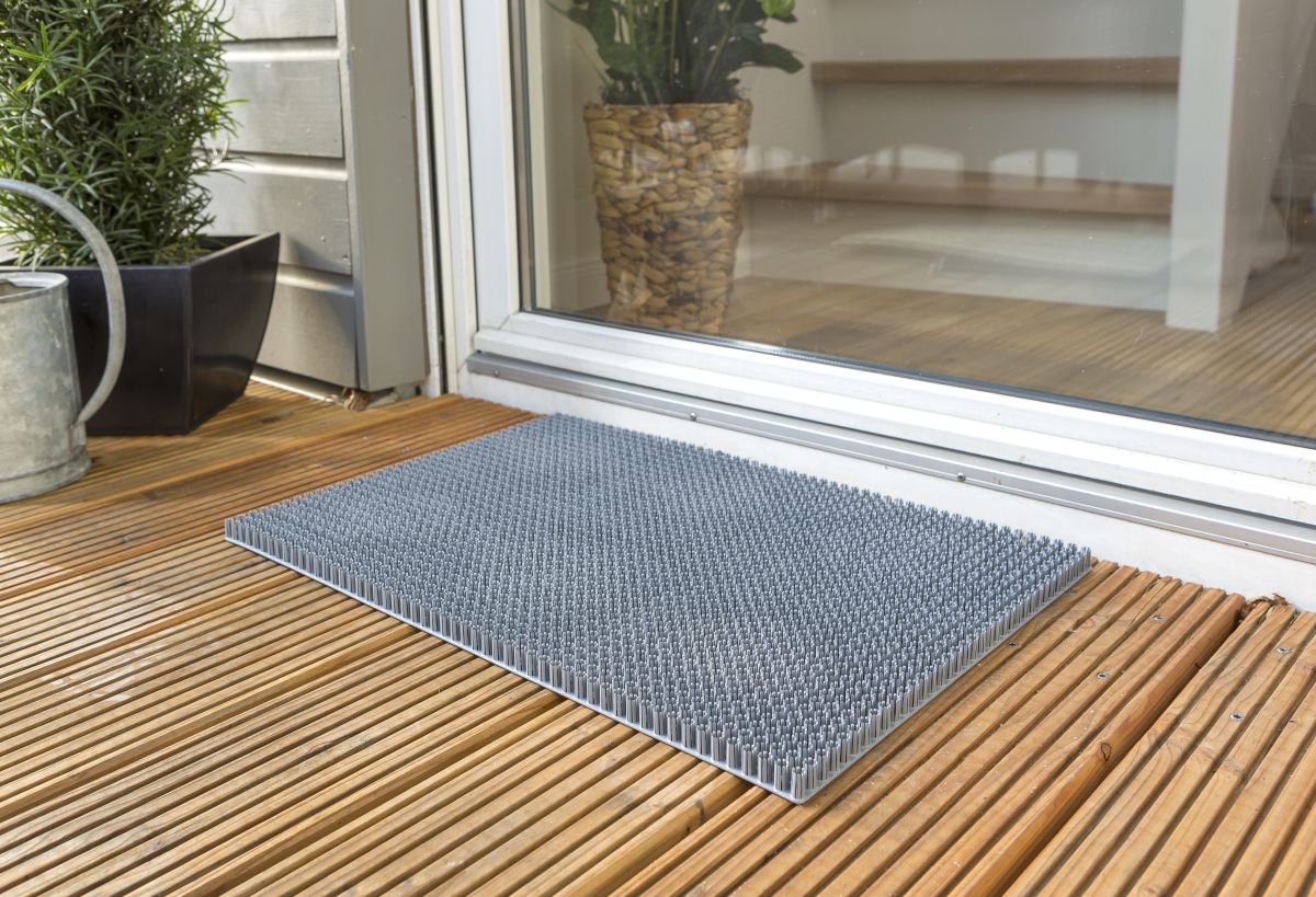 Türmatte Season grau Rasenmatte 40x60