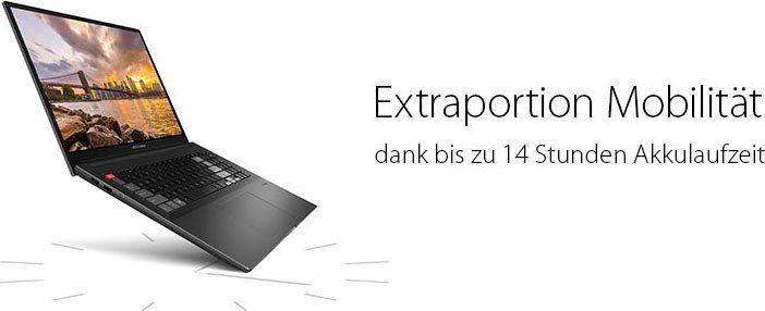 Asus Vivobook Pro 16X OLED M7600QE-L2007W Notebook (40,6 cm/16 Zoll, AMD Ryzen 7 5800H, GeForce RTX 3050 Ti, 1000 GB SSD, OLED-Display)