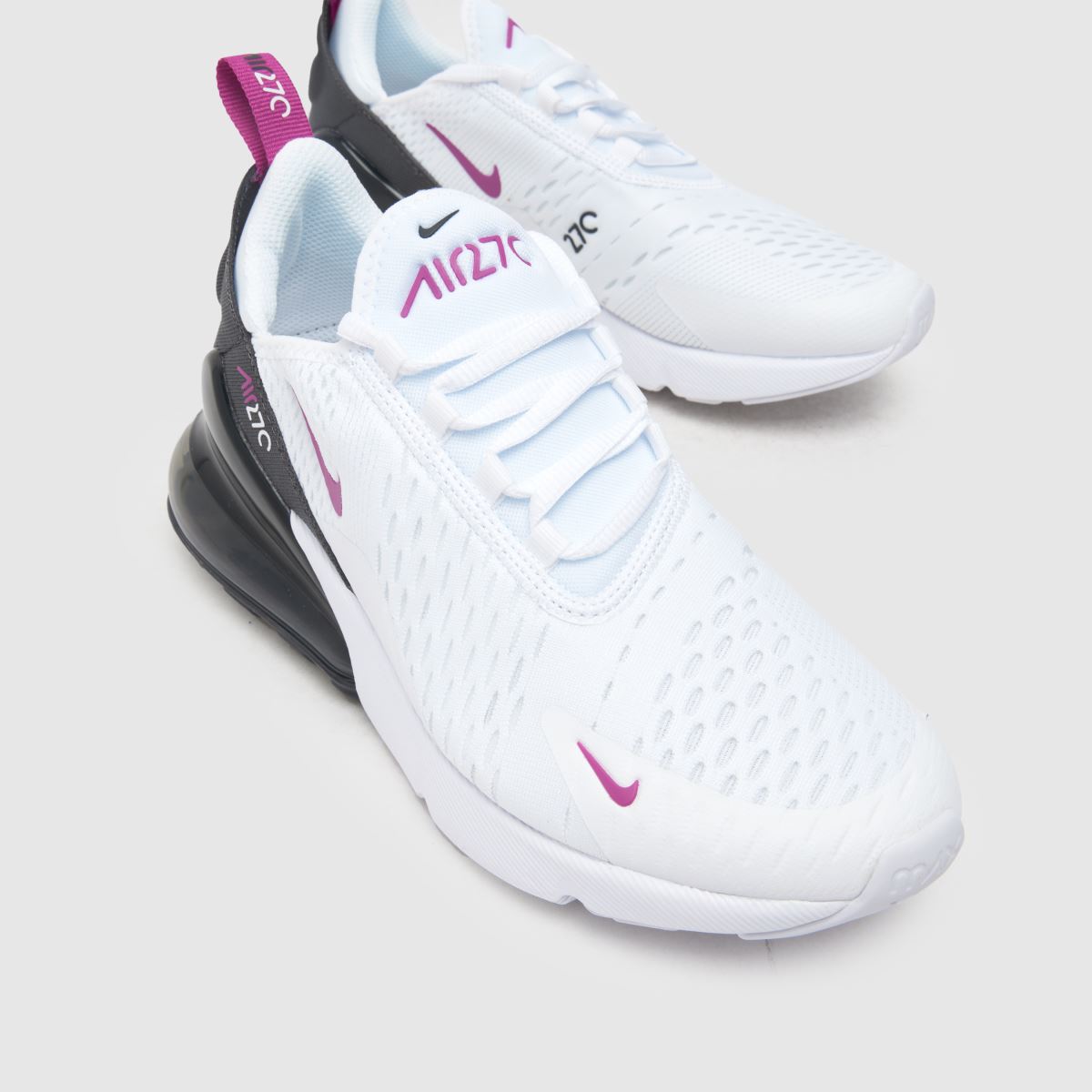 Nike vita multifärgade Air Max 270 flickor ungdomsskor