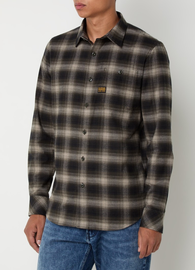 G-Star RAW Bristum slim fit košulja s kariranim uzorkom