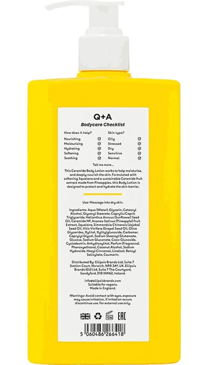 Q+A Ceramide - Регенеришући лосион за тело са керамидима 250ml