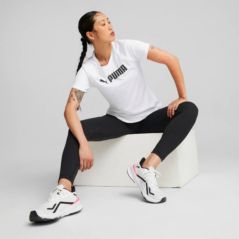 PUMA Fit Logo Funktionsshirt Damen