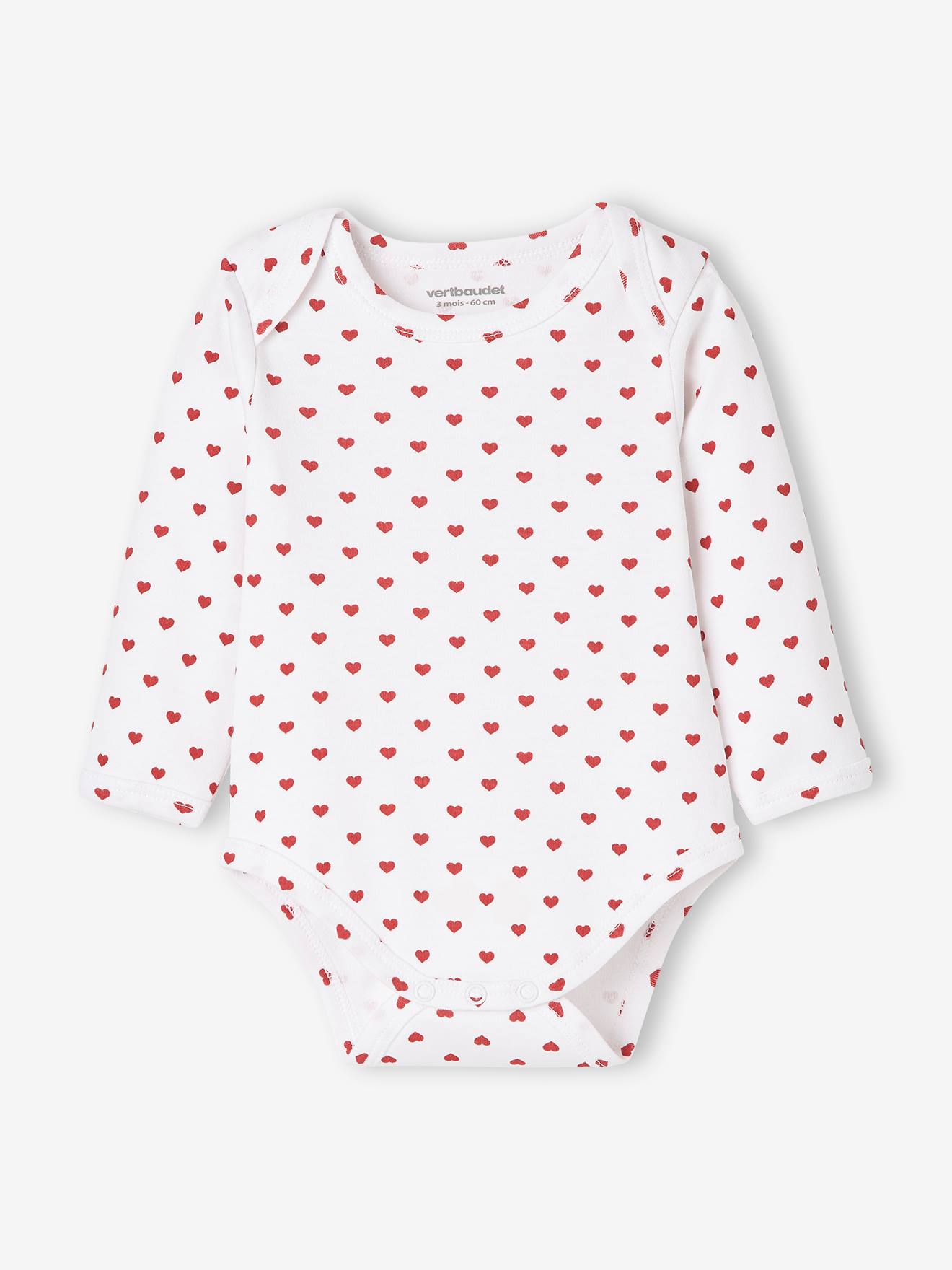 Lot de 3 bodies manches longues bébé emmanchure US lot encre
